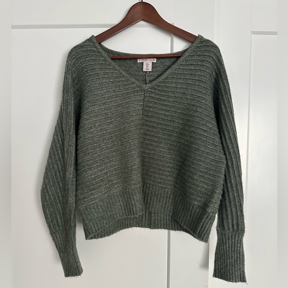 Sincerely Jules green sweater